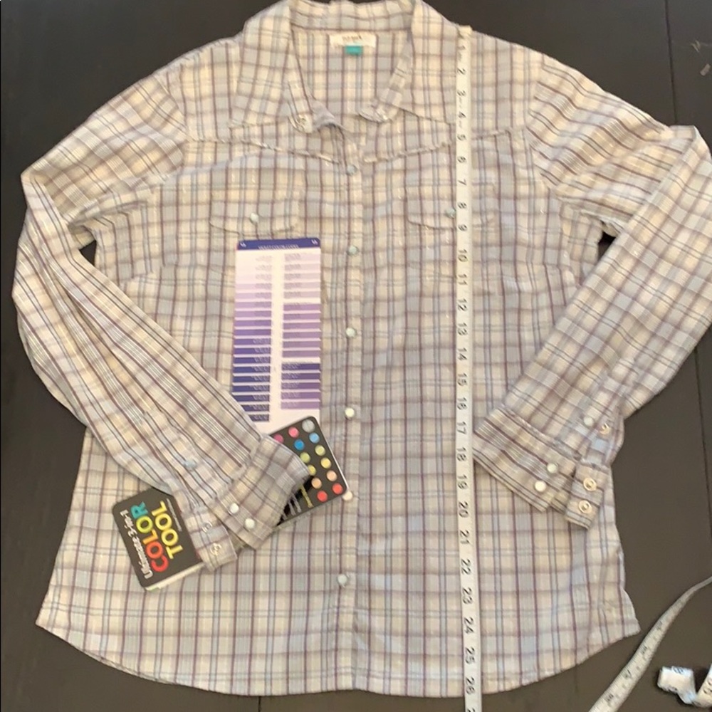 Old Navy pearl snap Western style
